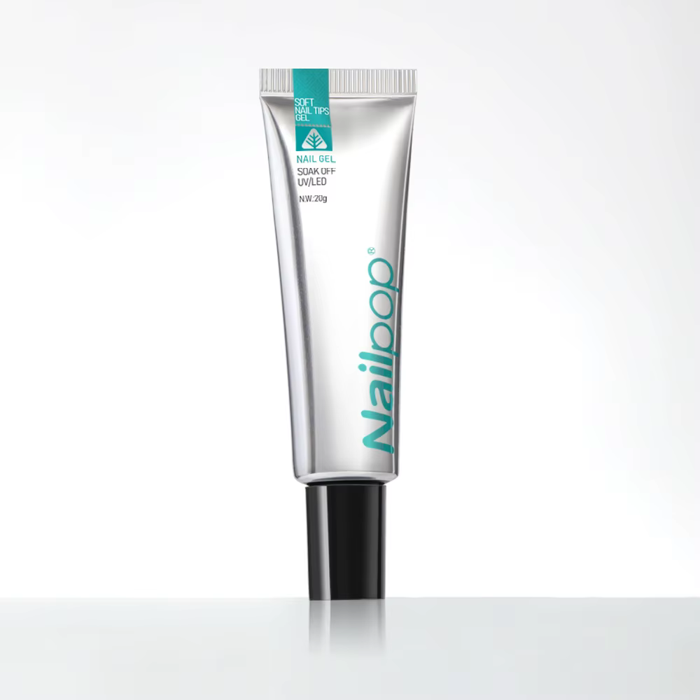 NAILPOP – Gel doux pour ongles, colle à tremper, utilisée pour une pâte rapide, faux pointes et stra