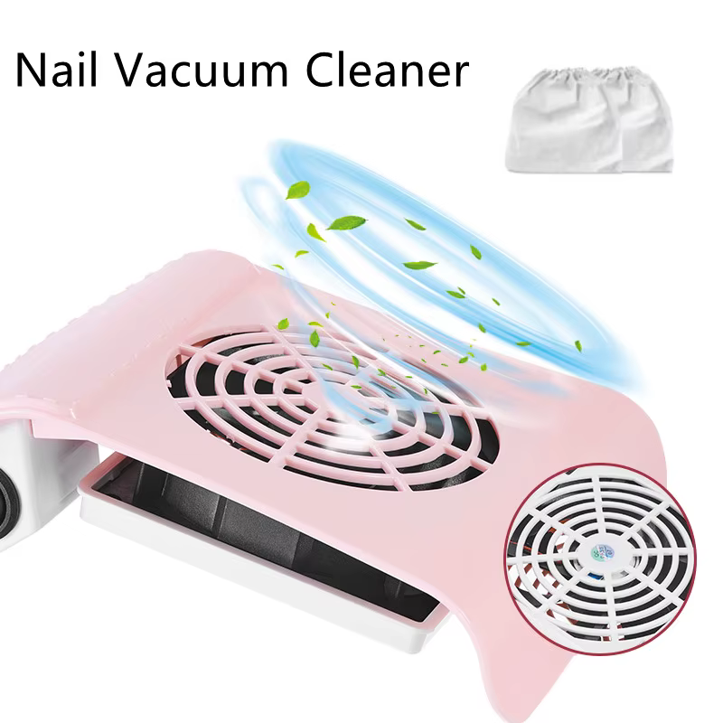 Aspirateur collecteur de poussière d'ongles, Machine-outils de manucure, forte puissance, faible bru
