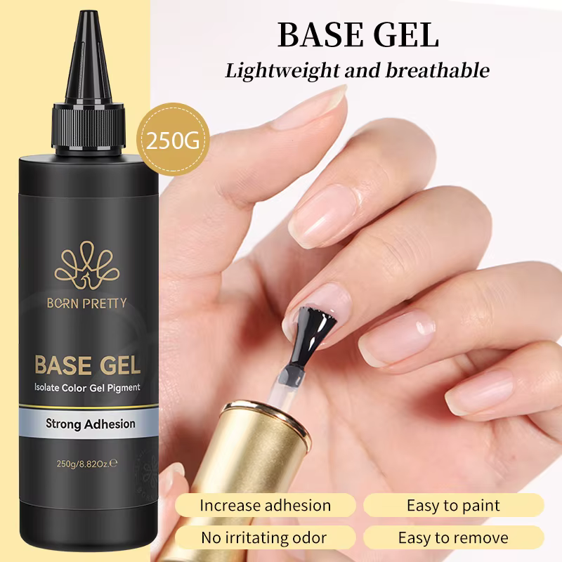 BORN PRETTY 250g Super couche de finition professionnelle Nail Art tremper le couche de finition lon