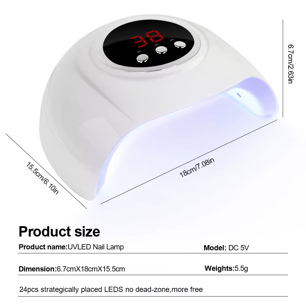 Lampe LED UV professionnelle pour ongles, Machine de séchage de Gel, usage domestique, vernis Gel se