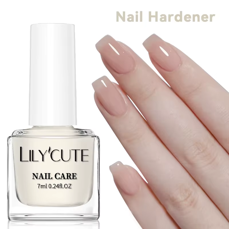 LILYCUTE 7ml vernis à ongles Transparent à Base supérieure vernis de soin des ongles blanc laiteux r