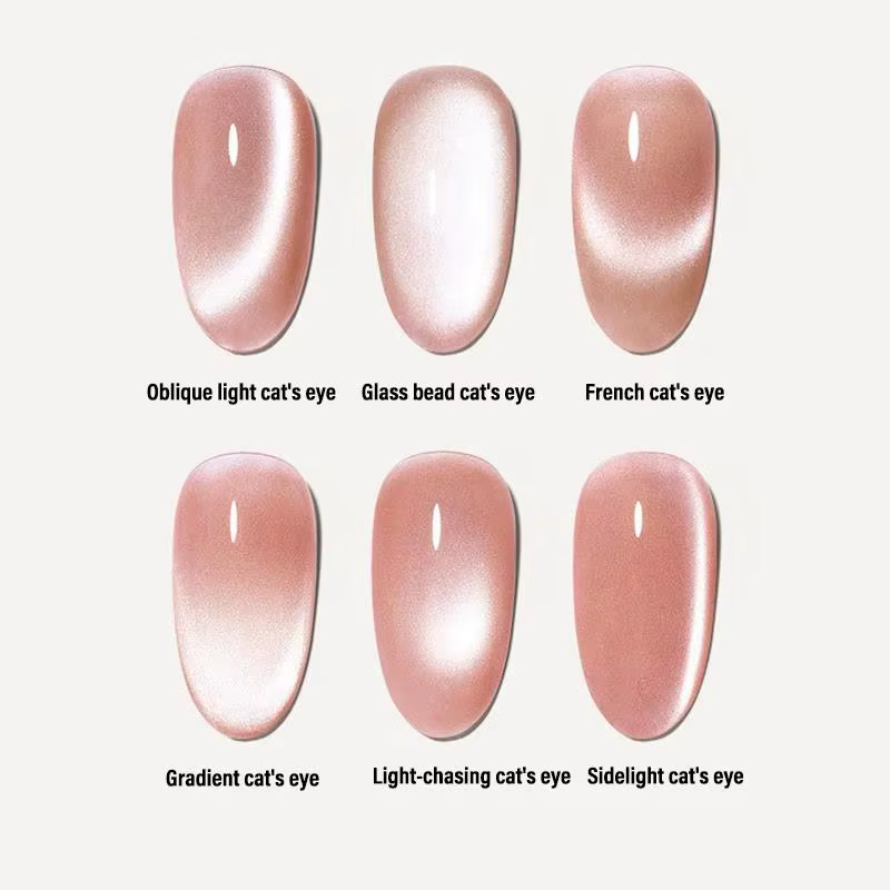 Stylo magnétique pour ongles œil de chat, Double tête, avec boule en acier, bâton magnétique puissan