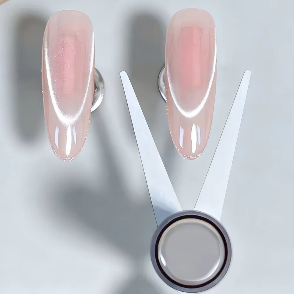 Ensemble d'aimants pour Nail Art français à Double tête, tige magnétique œil de chat fort, effet fra