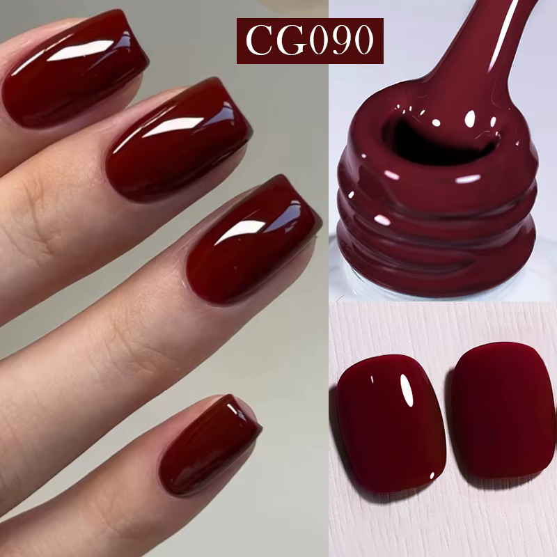 BORN PRETTY 10ml Vernis à ongles gel rouge Ancora, super brillant, semi-permanent, tendance automne-