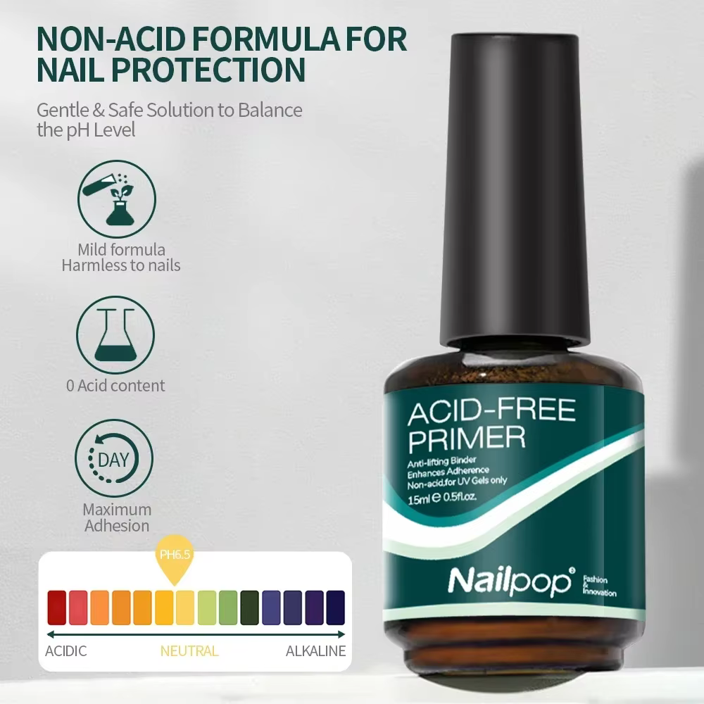NAILPOP déshydrateur d'apprêt des ongles et de préparation des ongles 15ML vernis à ongles tremper U