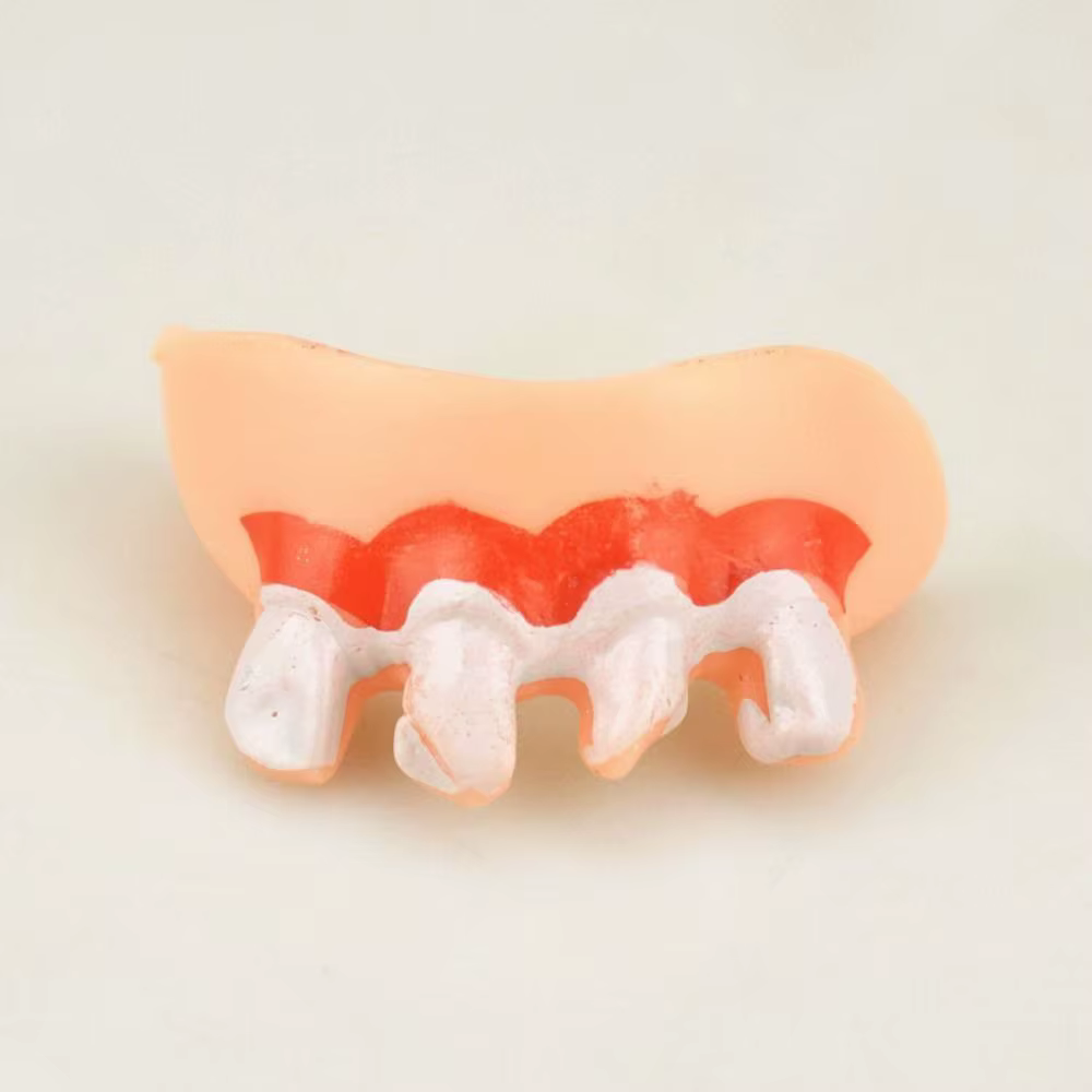 Gags pour prothèses dentaires amusantes, 10 styles, dents laides, jouet en caoutchouc, fausses dents