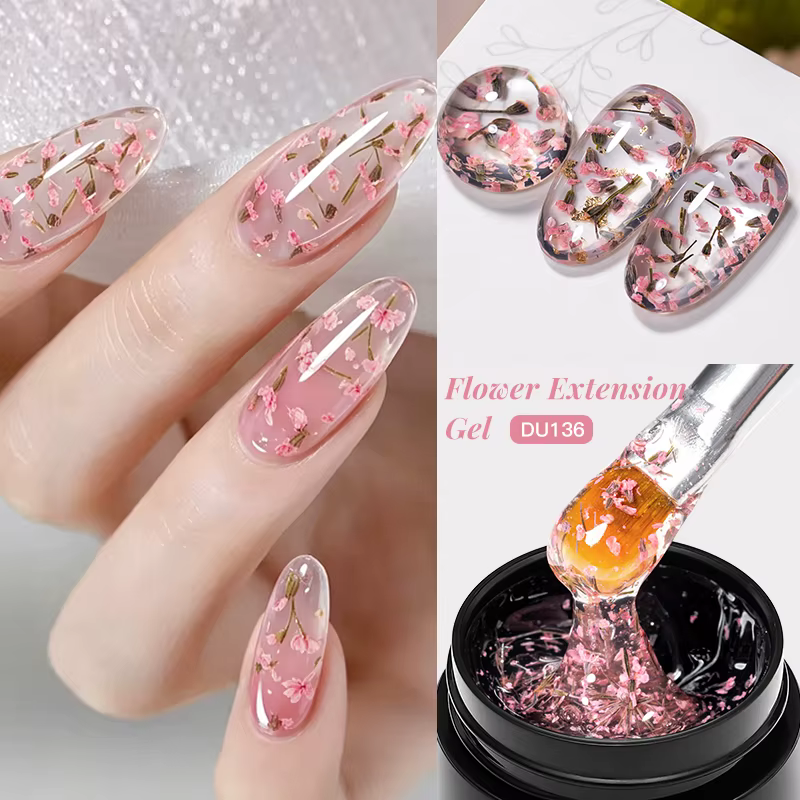 Gel UV durcissant rapide pour extension d'ongles, vernis à ongles semi-permanent pour extension acry