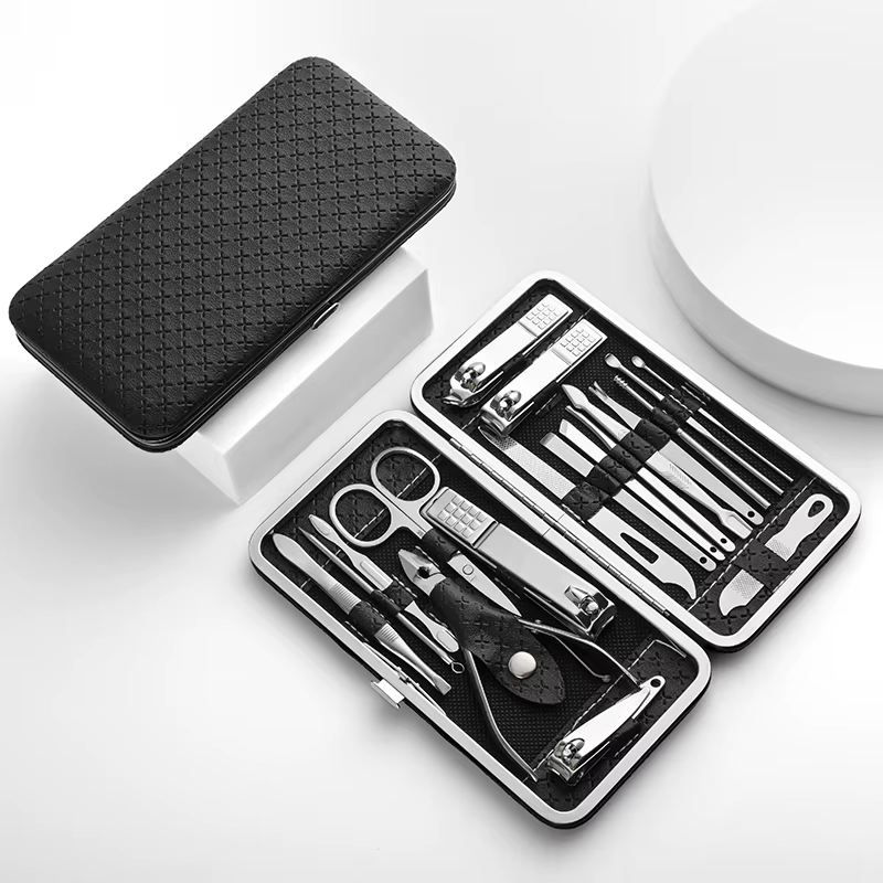 Ensemble de coupe-ongles grande taille pour la maison, pince à peau de fréquence alertes onale pour