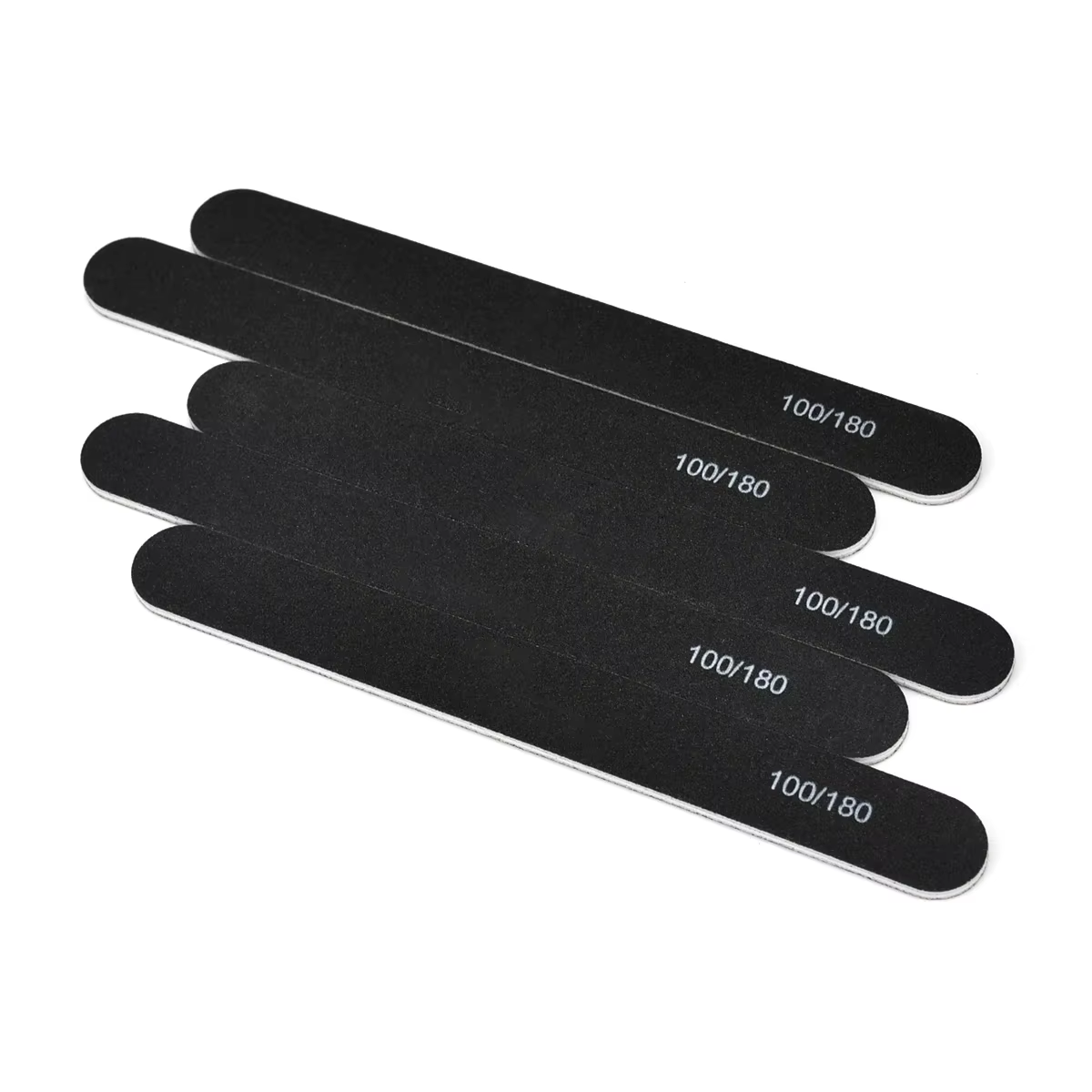 Limes à ongles (paquet de 20), planches émeri grain 100/180, lime à ongles pour ongles naturels et o
