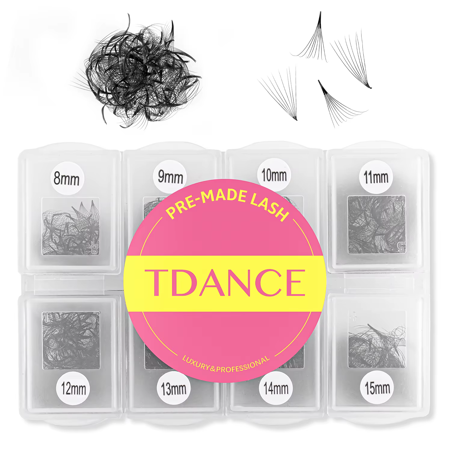 TDANCE 600 ventilateurs en vrac longueur mixte mince Base moyenne tige pointue préfabriquée Volume r