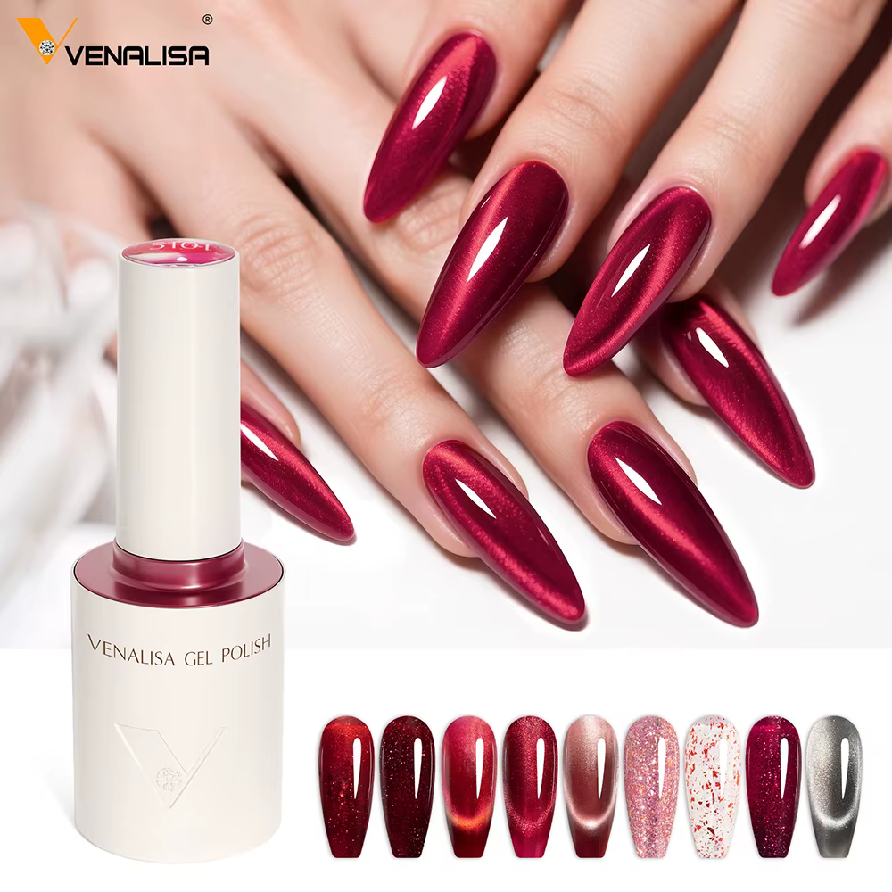 VENALISA 10ml V6 vernis à ongles HEMA gratuit TPO gratuit chat oeil Gel vernis Semi Permanent UV LED