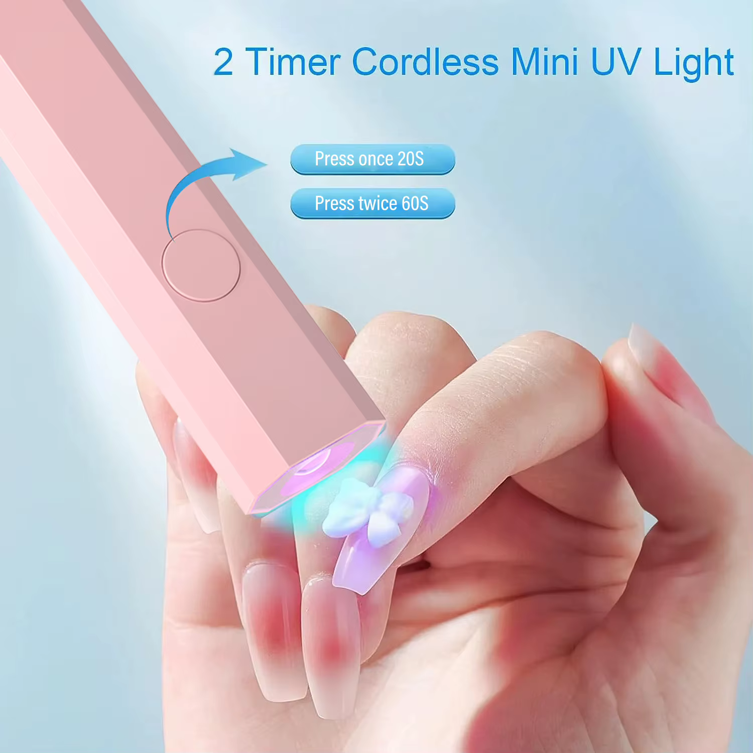 YIKOOLIN pratique lampe sèche-ongles à main UV/LED durcissement des ongles tout le vernis Gel outil 