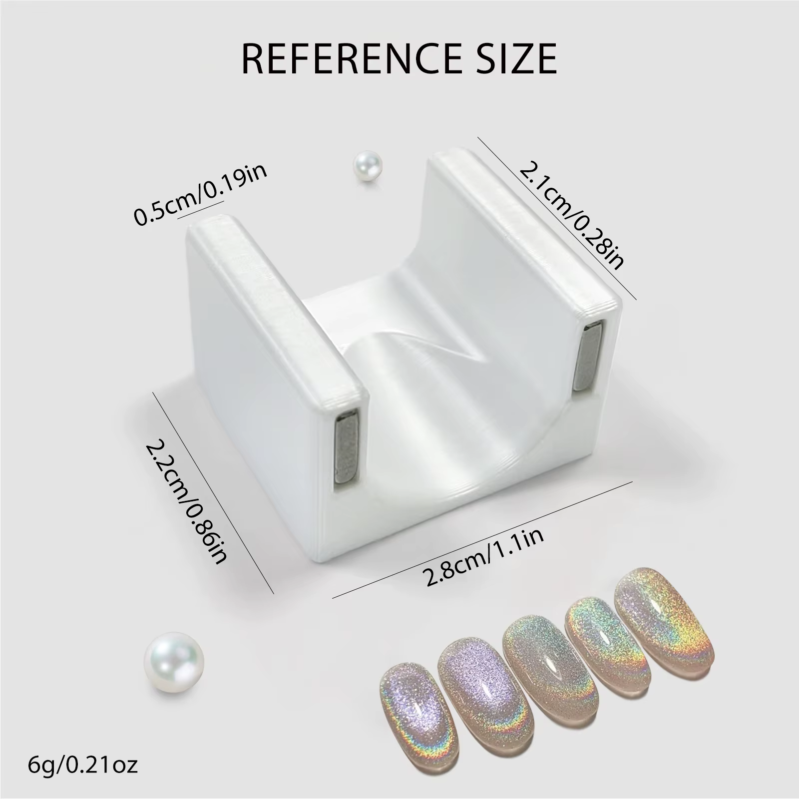 Outil magnétique œil de chat, bâton magnétique pour Nail Art, Gel œil de chat magnétique spécial vel