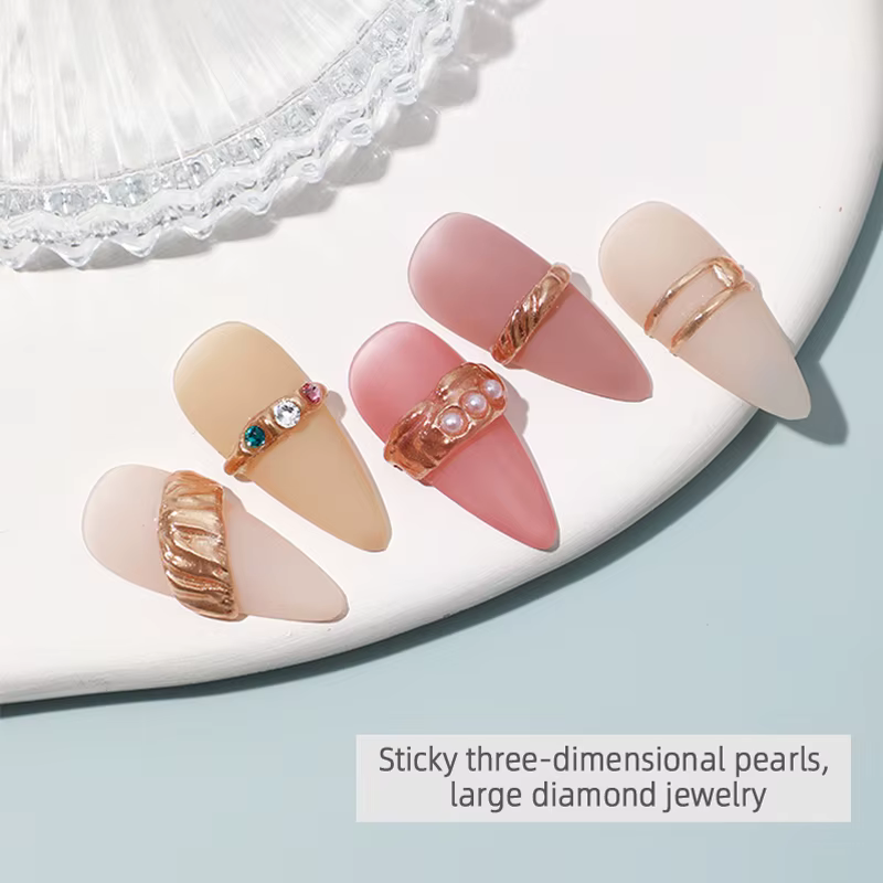 Gel de modélisation de vernis à ongles semi-solide, poudre de miroir magique, modèle 3D, colle à ong