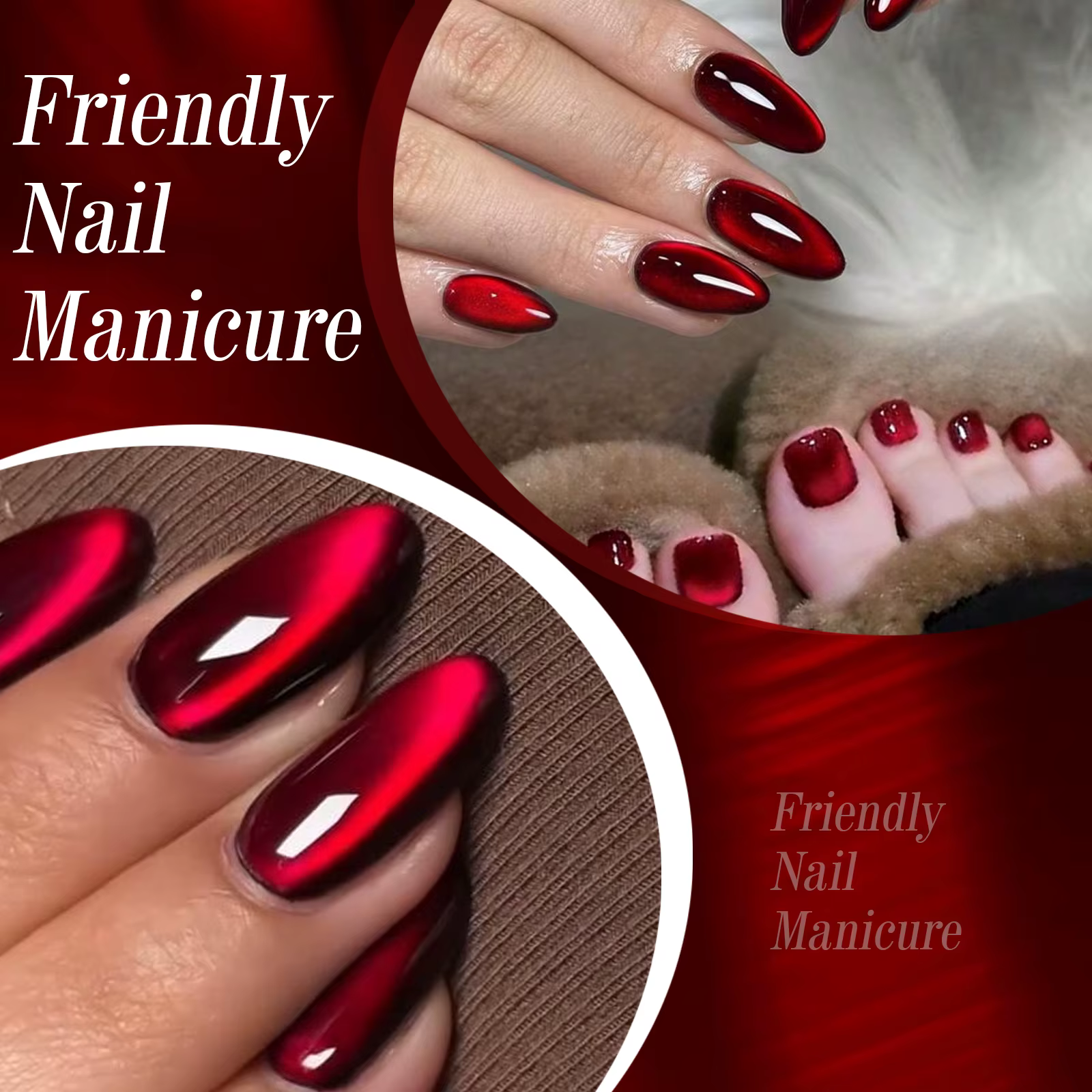 7.5ml rouge rubis oeil de chat Gel magnétique vernis à ongles pour ongles orteils bricolage verre ét