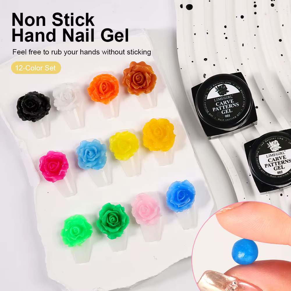 Gel de pâte à modeler UV pour Nail Art, bricolage, modèles de sculpture, Gel de plasticité 3D, sculp