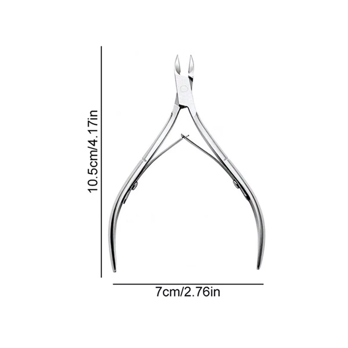 Coupe-ongles professionnel en acier inoxydable, ciseaux, pince multifonction, poussoir à cuticules,