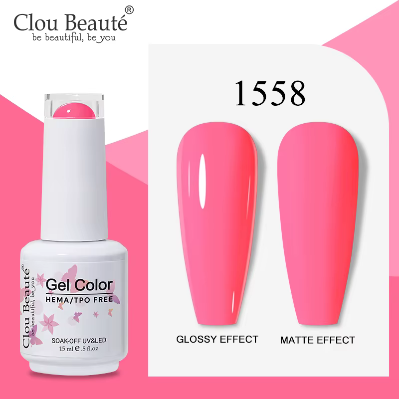 Clou Beaute 15ml vernis à ongles Gel translucide jolie gelée Transparent été ongles Art vernis Semi