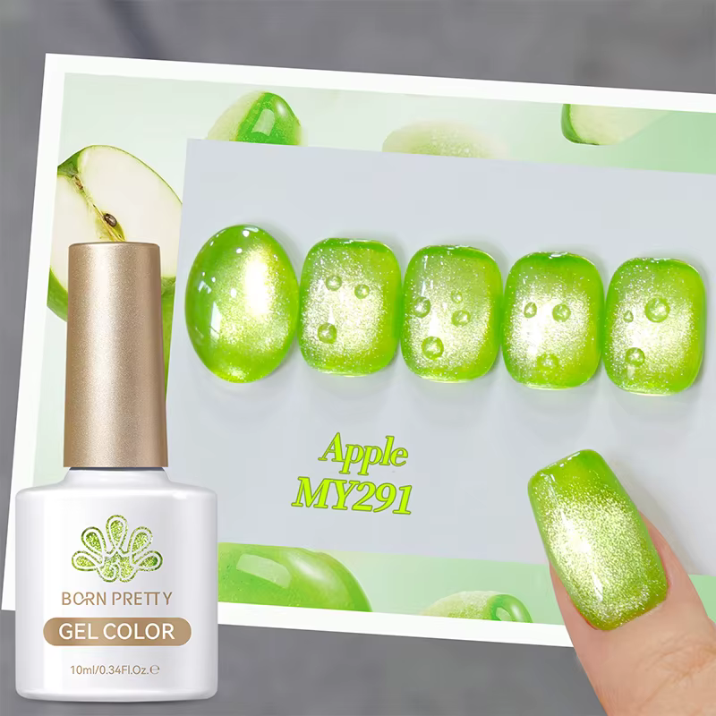 BORN PRETTY 10ml été Fruit chat Gel magnétique vernis à ongles 2025 nouvelles perles de verre de goy