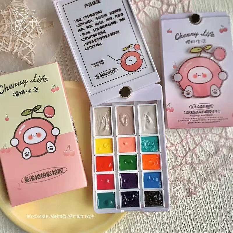 Palette de 15 couleurs de gel à ongles à texture mate 4-en-1 pour dégradé et transfert de motifs, ve