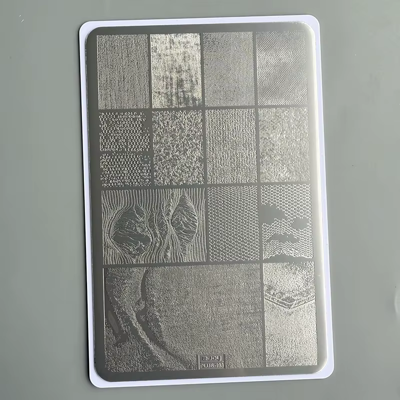 XMQ NAIL ART STAMPING PLATES DESIGNS DE LACE IMAGEPLATES STYLE DENIM TEMPLATÉ