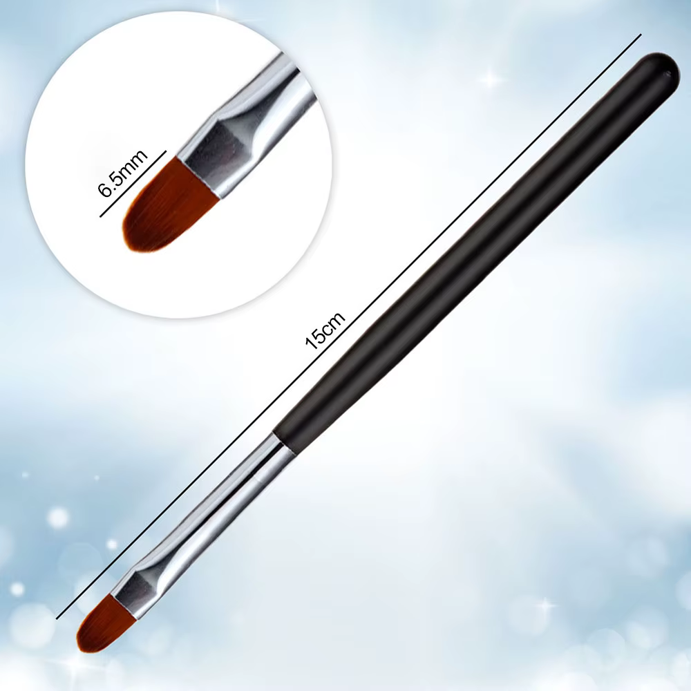 Brosse de peinture à ongles à tête ronde, stylo de photothérapie, Gel UV acrylique, dessin, outil de
