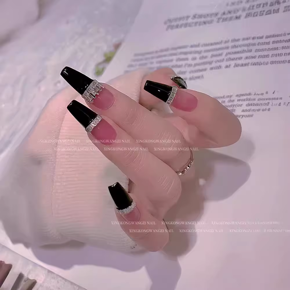 100 pièces scintillant K9 5A Mini Zircon petit rectangle trapézoïdal bande diamant Nail Art strass d