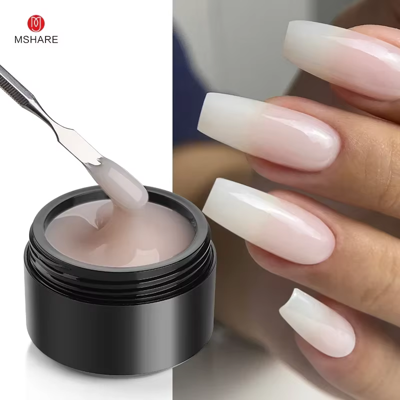 MSHARE 50ml naturel ongles Gel constructeur Nalil Tpo gratuit auto-nivelant Gel pour Extension d'ong