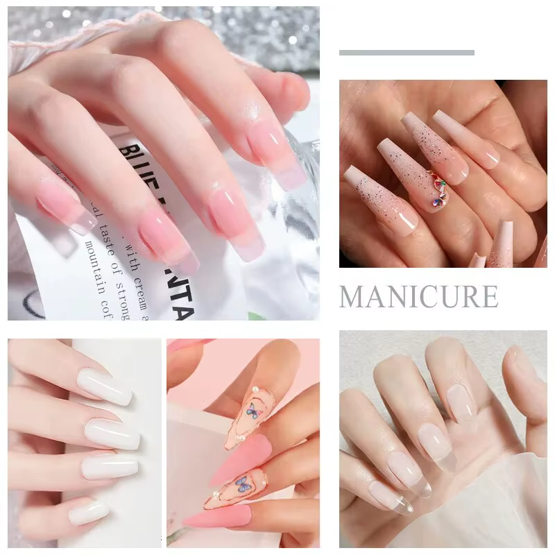 Poudre acrylique pour ongles et monomère liquide, décoration artistique pour ensemble de manucure, K
