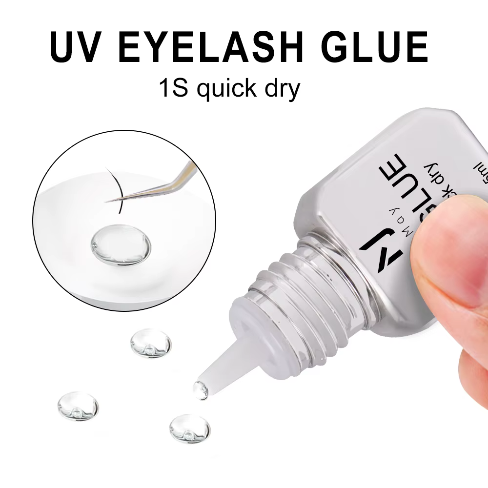 JOMAY colle UV colle à cils Extra forte colle à cils fournitures d'extension colle UV 5ML adhésif ét
