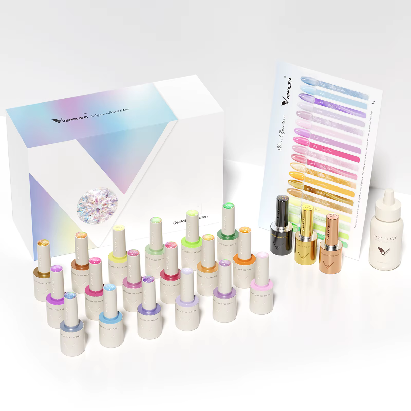 VENALISA V6 nouveau Kit 10ml vernis à ongles HEMA gratuit TPO gratuit couleurs rouges hiver Gel Pigm