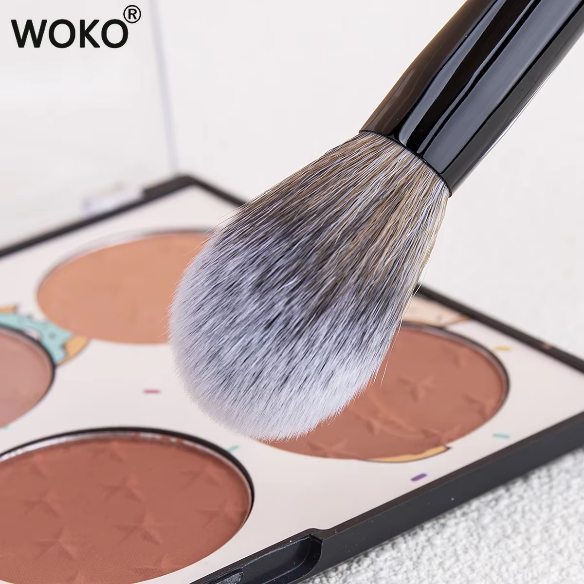96 Blush brosse visage Contour surligneur fard à joues brosse bronzant professionnel poudre Blush pi