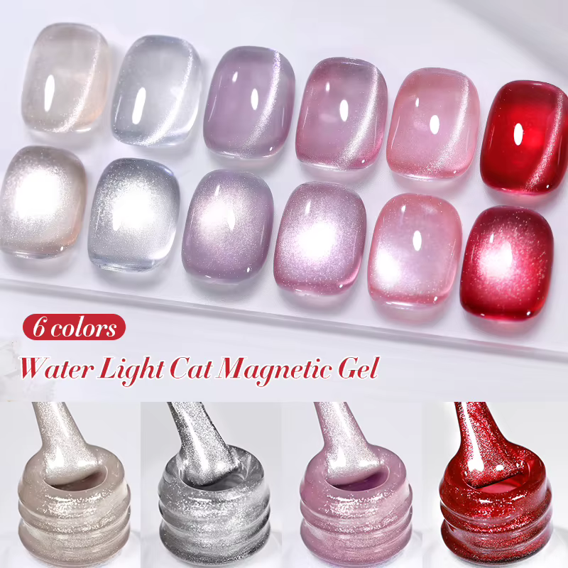 BORN PRETTY 10ml argent eau lumière chat Gel magnétique Vernis à ongles fournitures Vernis Gel Semi 
