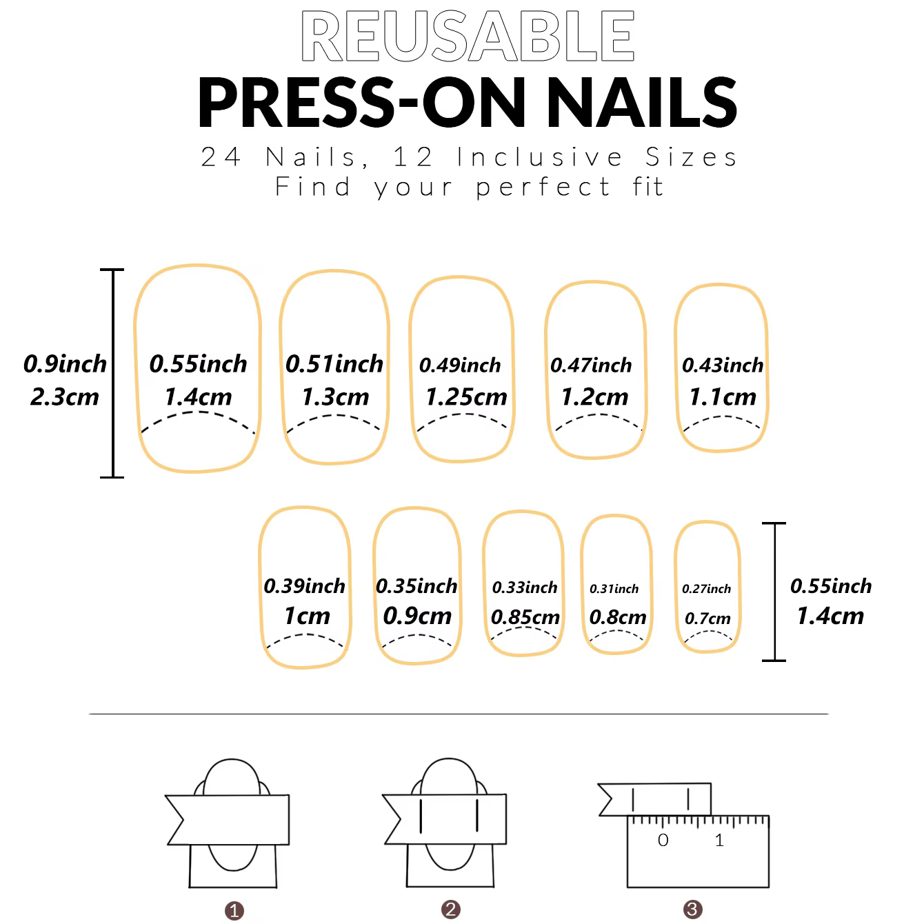 Plaque à ongles de couleur chair, 24 pièces, tête argentée carrée courte, faux ongles français, pâte