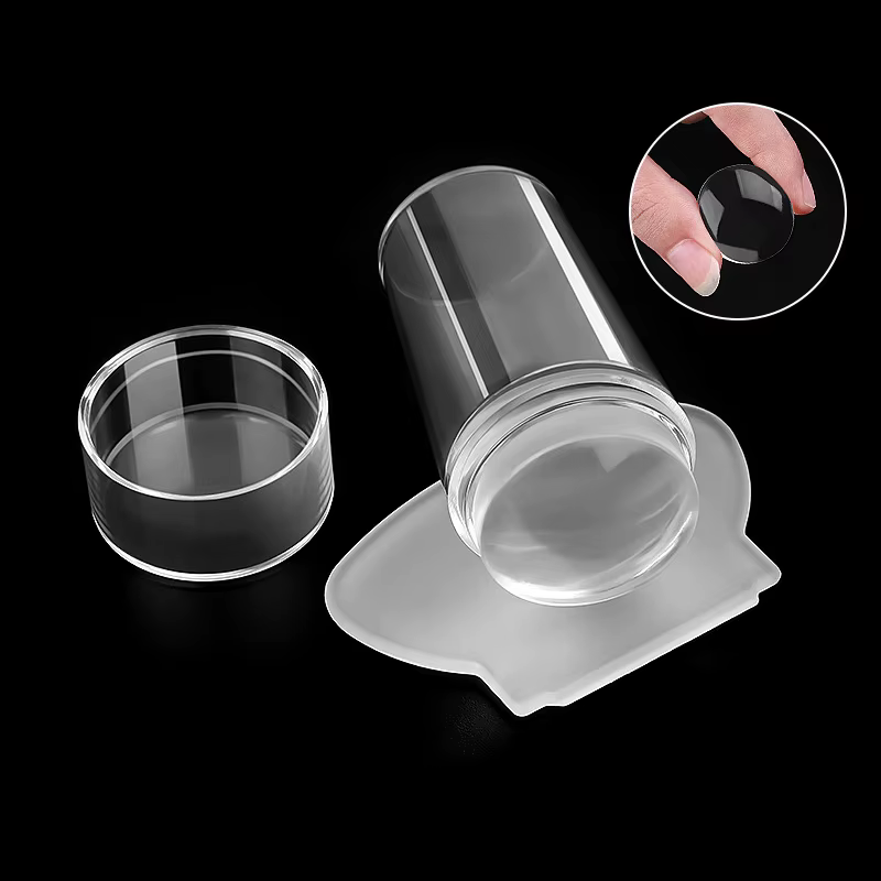 french manucure stamping nail art pochoir tampon ongle nail art Kit de plaques d'estampage pour nail