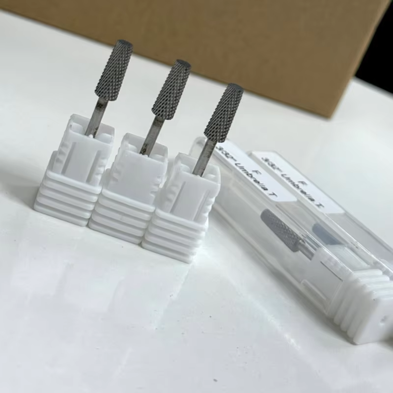 Tête de meulage en titane 3 en 1, tête de meulage d'échelle, foret à ongles en acier au tungstène