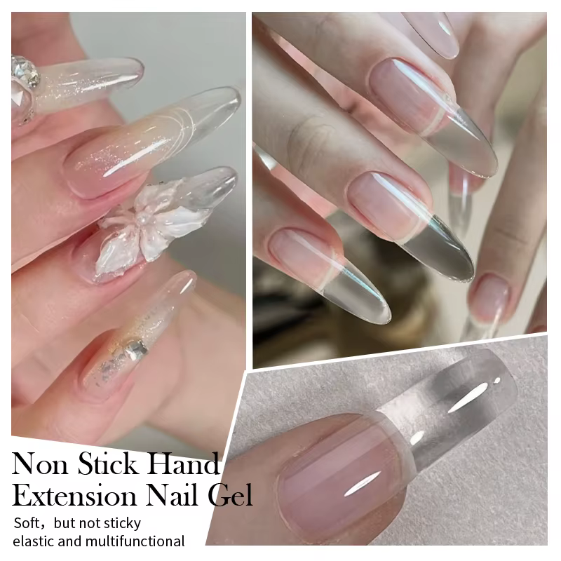 BORN PRETTY 15ml Gel d'extension de main antiadhésif transparent 3D façonnage sculpture Nail Art Gel
