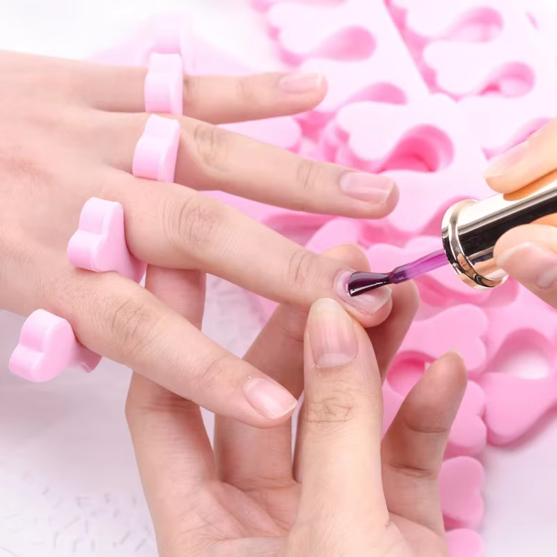 Séparateurs d'orteils pour Nail Art, 100 à 200 pièces/paquet, éponge pour pieds, vernis Gel UV doux,