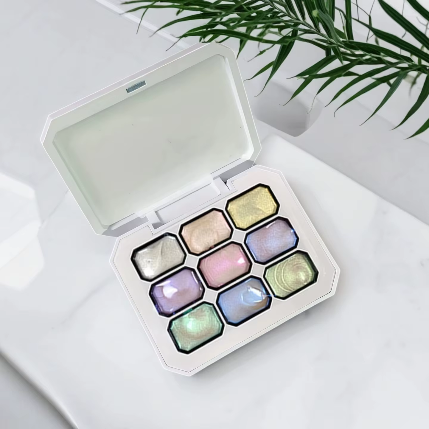 Vernis à ongles solide 9 couleurs, gel de dégradé à tapoter, gel semi-permanent UV et LED pour la cr