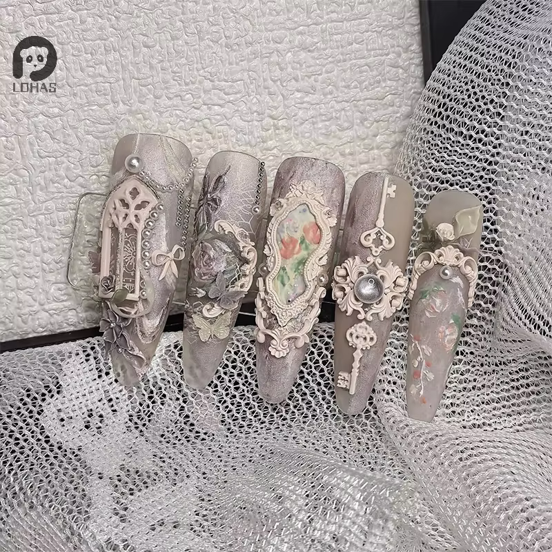 Moule à ongles en Silicone en forme de Mini cadre Photo, 1 pièce, estampage des ongles, bricolage, c