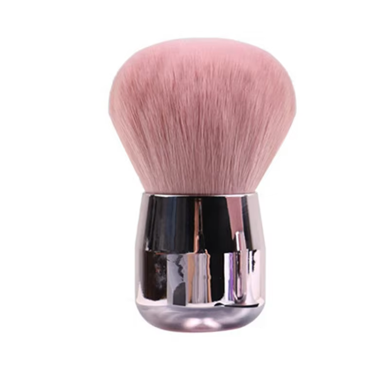 Brosse à champignons pour Nail Art professionnel, 1 pièce, peinture ronde, Gel, nettoyage de la pous