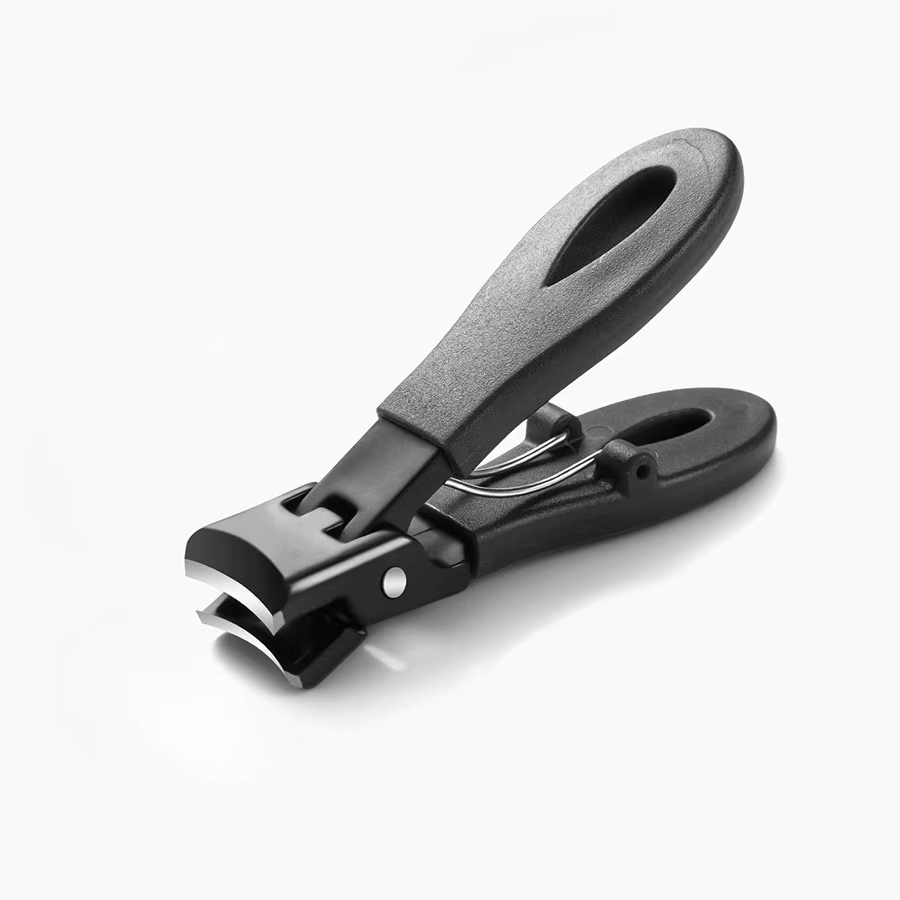 Coupe-ongles Ultra tranchant Portable en acier inoxydable, ouverture à large mâchoire, anti-éclabous