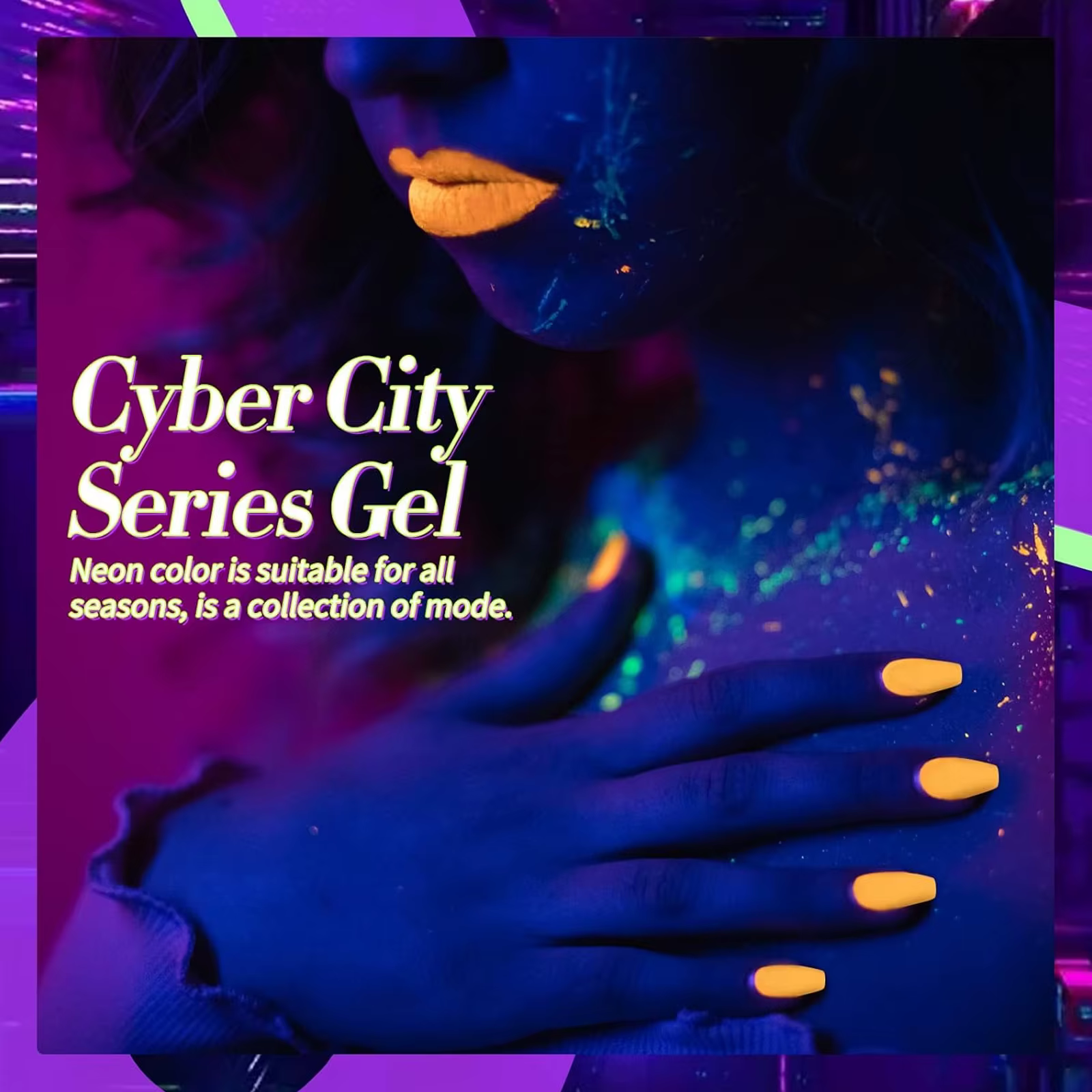 7.5ml Fluorescent lueur dans l'obscurité Gel Vernis à ongles été néon Semi Permanent tremper UV Gel