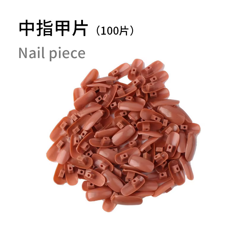 Nail Art pratique main manucure pratique doigt acrylique ongles conseils avec 100 pièces faux ongles