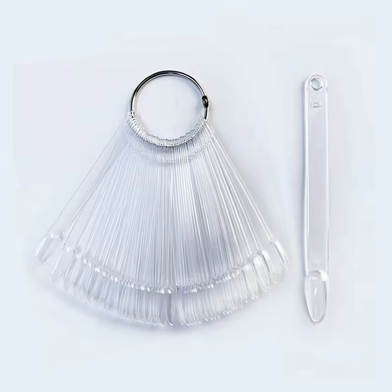 50 cartes de couleurs pour ongles, affichage transparent du nuancier des ongles, modèle de vernis Ge