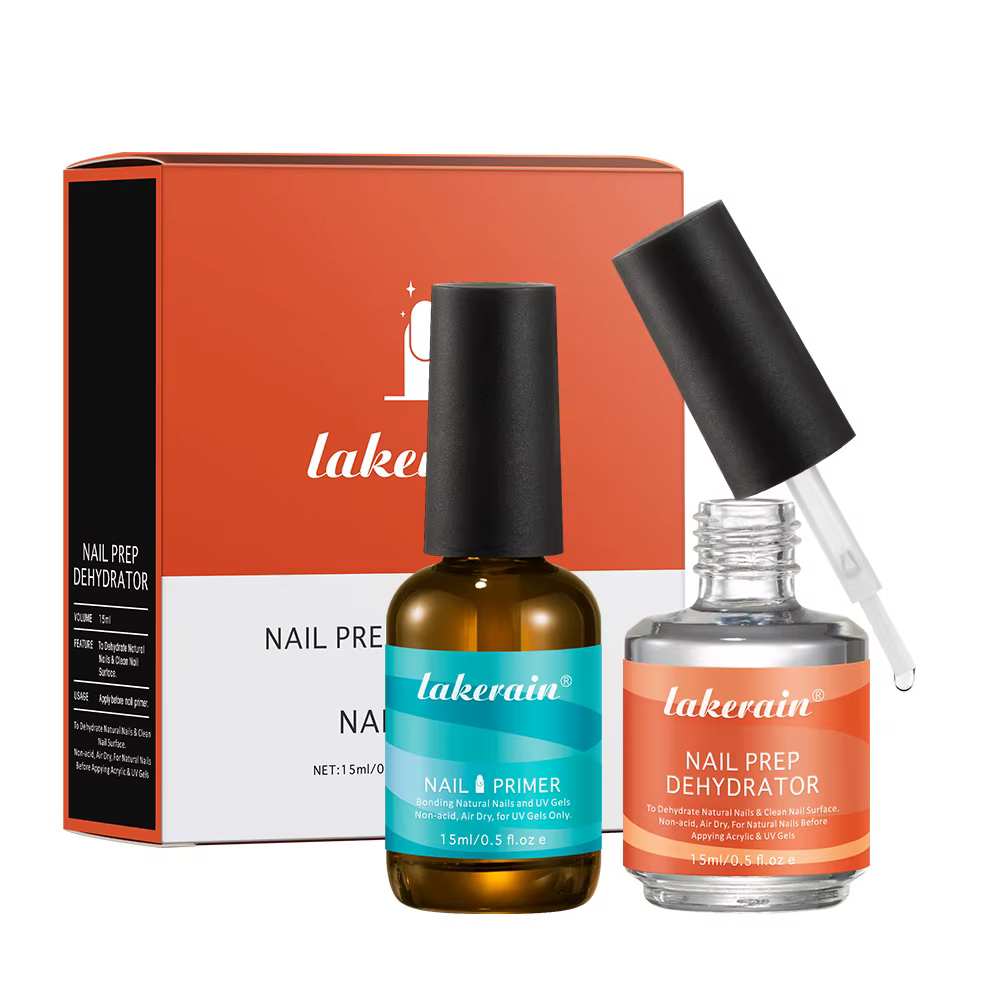 2 pièces 15ml déshydrateur de préparation des ongles Gel et apprêt sans acide adhésif déshydratant a