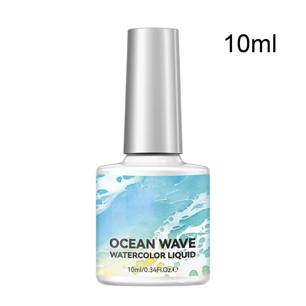 Gel de peinture pour ongles à effet aquarelle 10ML, gel dégradé pour salon, maison, hommes, jeunes,