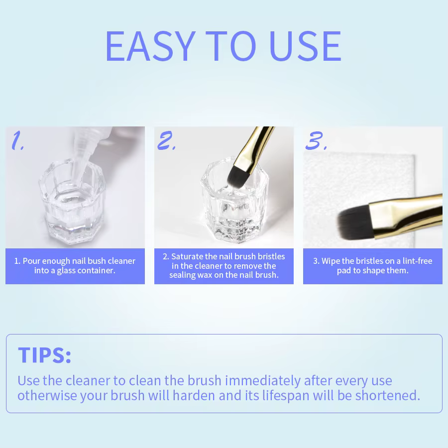 RSNACanon-Brosse à Ongles Nettoyante, Liquide, Stylo de Lavage, Solution de Manucure, Stylo de Soins