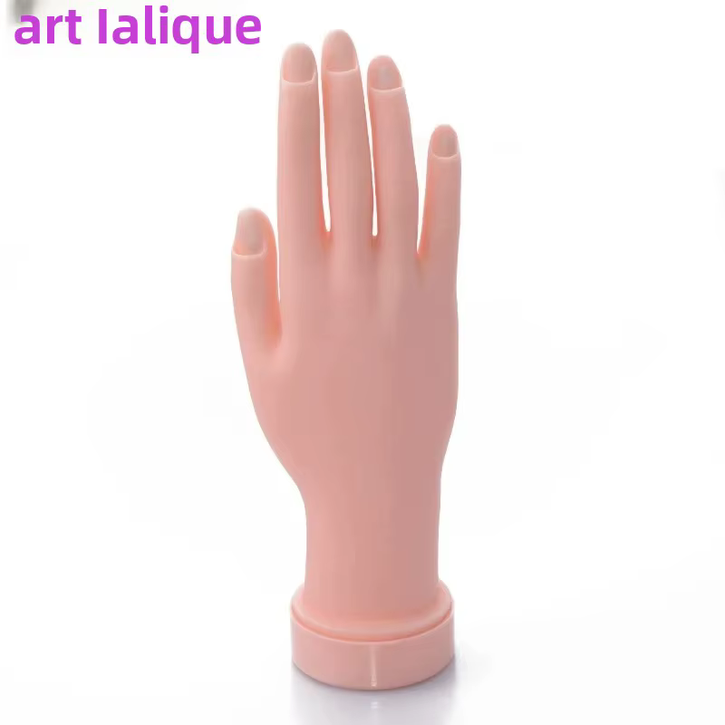 Main d'entraînement souple et flexible pour la pratique de l'art des ongles, idéale pour l'apprentis
