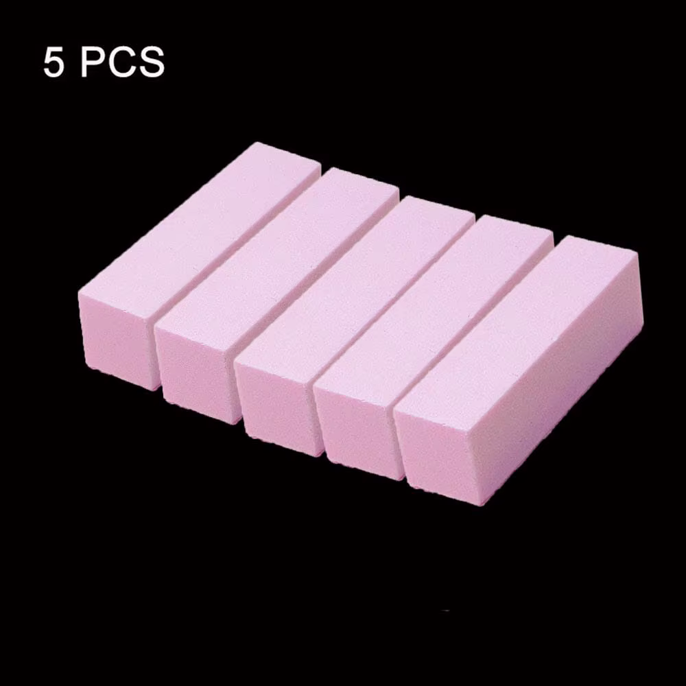 Bloc de polissage pour nail art, lime à ongles blanche, éponge de polissage pour manucure et pédicur